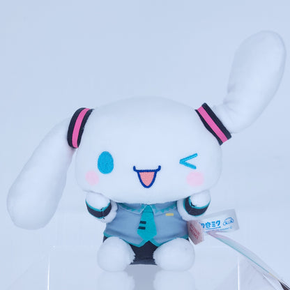 Hatsune Miku + Cinnamoroll Kunemimi Plush