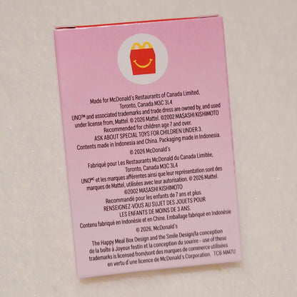 Mcdonald's Canada Anime Uno Cards Happy Meal Toy - Spy X Family, My Hero Academia, Naruto, Boruto