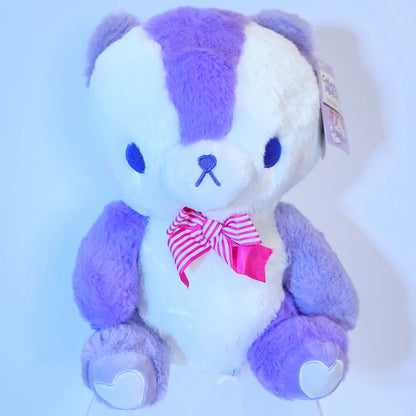 Lavender Colorful Mofuru Bear Plush