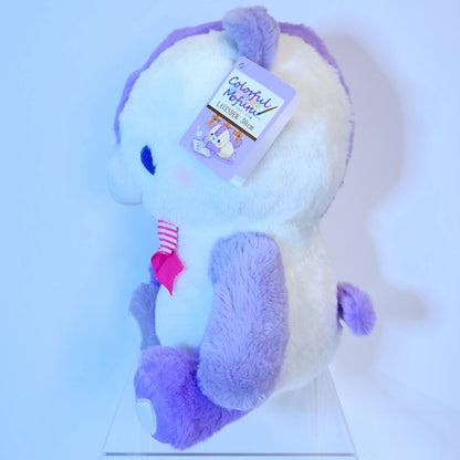 Lavender Colorful Mofuru Bear Plush