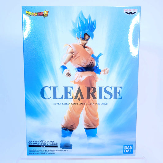 Banpresto Dragon Ball Super Clearise Super Saiyan God Son Goku Figure