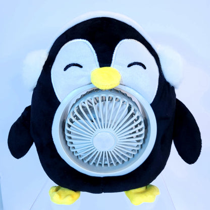 Penguin Hand Fan Plush