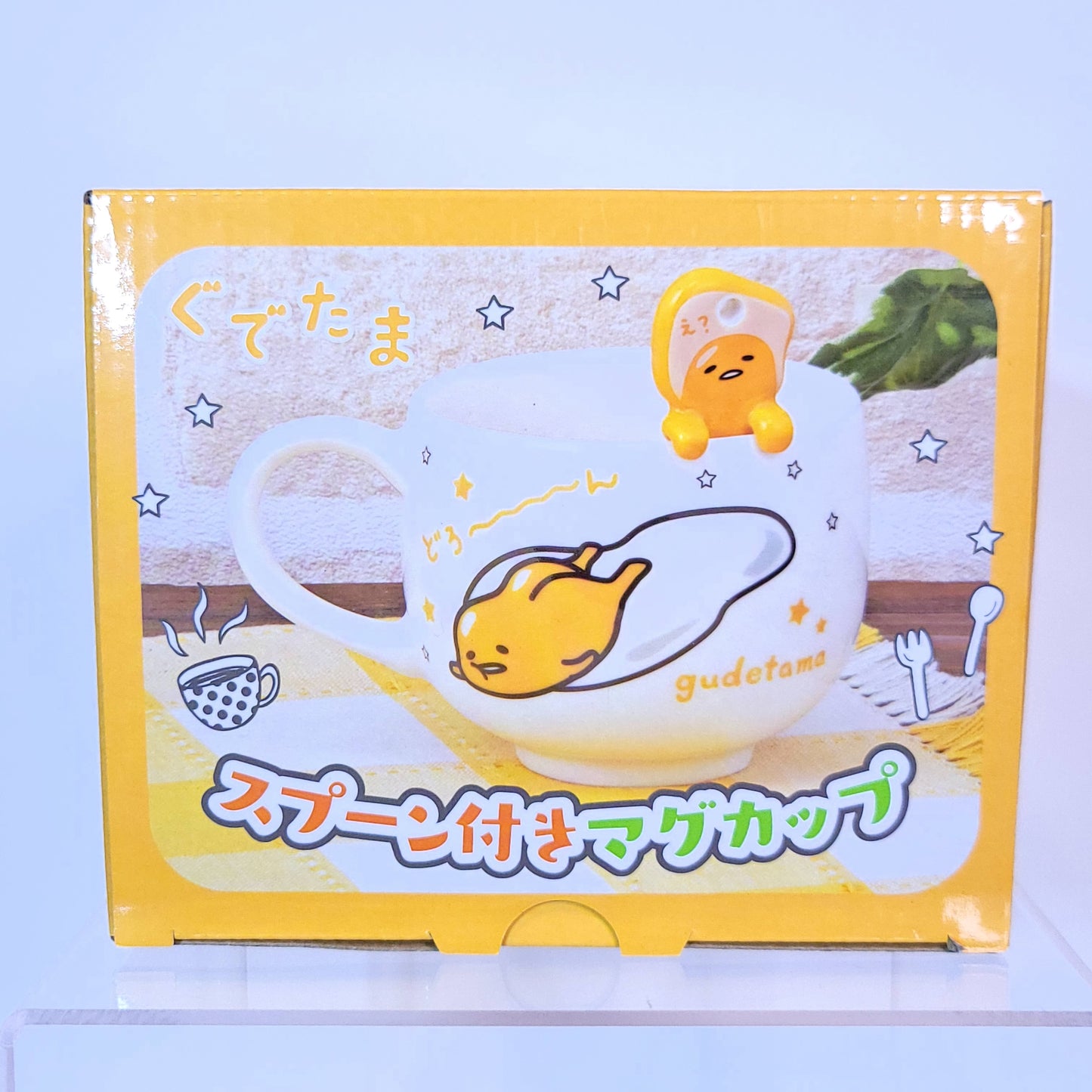 Gudetama Mug and Spoon Soup Set