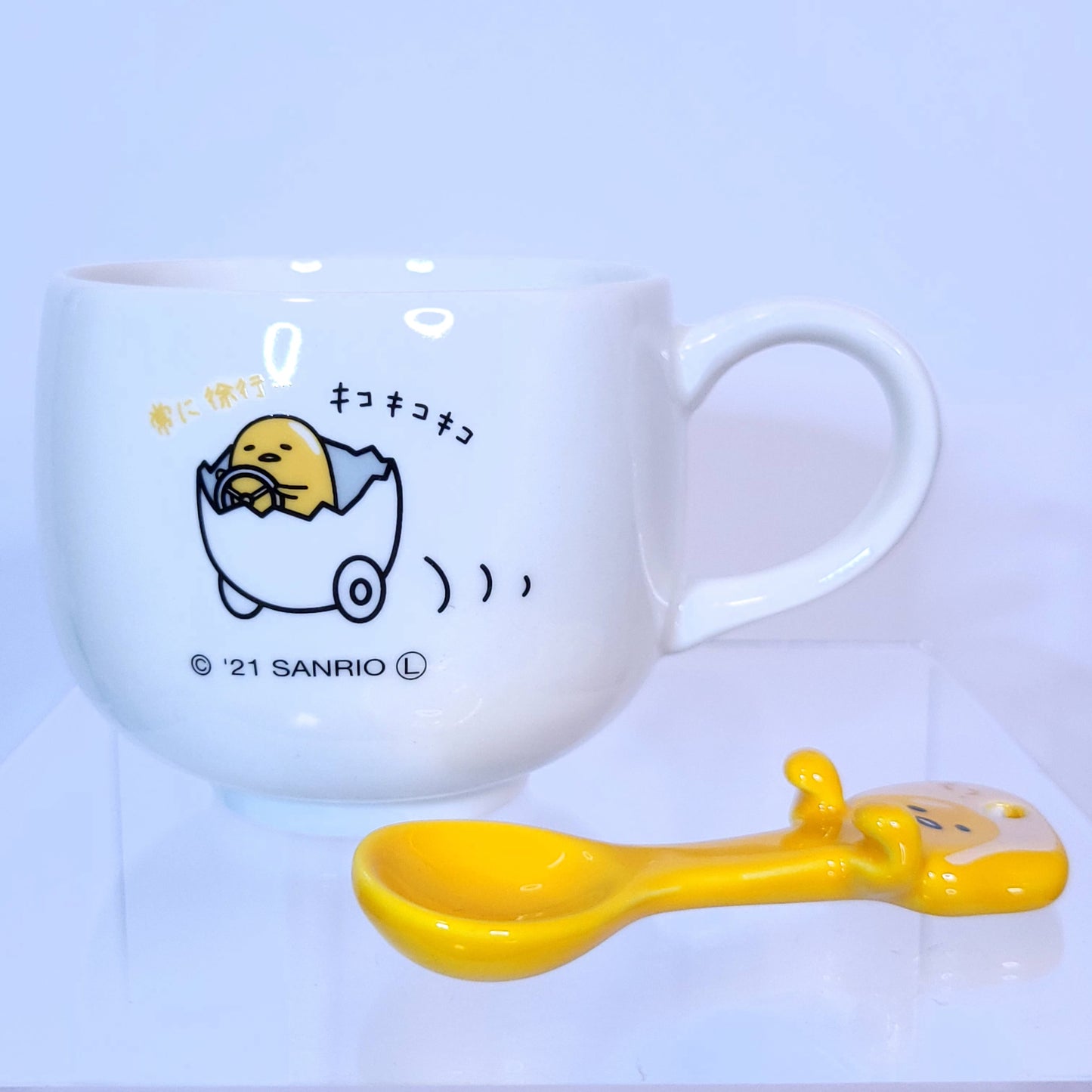 Gudetama Mug and Spoon Soup Set