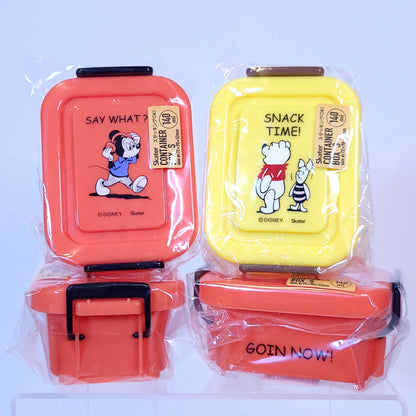 Mickey and Winnie the Pooh Mini Containers