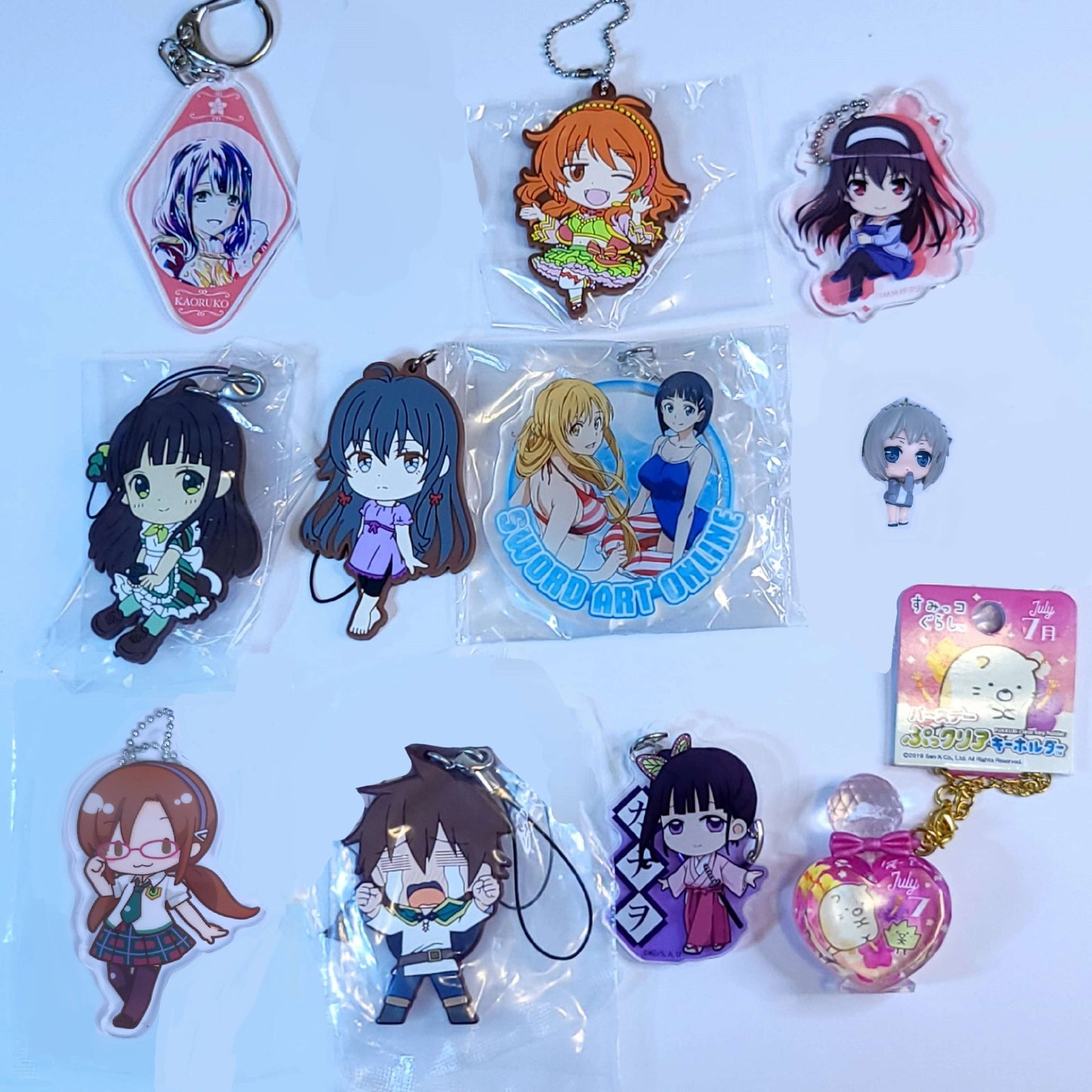 Assorted Anime Keychains